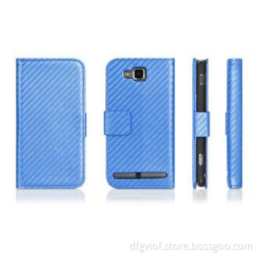 Carbon Fiber Cover for Samsung Galaxy Leather Case for i875